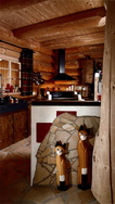 Деревянный коттедж - кухня