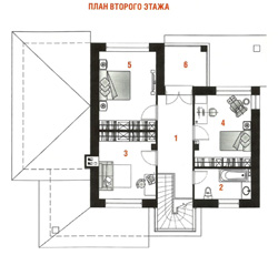 Проект дома №16 - план первого этажа