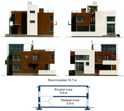 Проект дома №36 - проекции