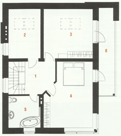 Проект дома №26 - план первого этажа