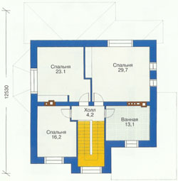 Проект дома №31 - план первого этажа